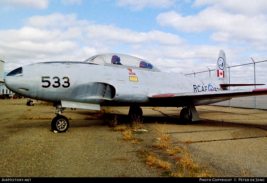 Aircraft Photo of 21533 | Canadair CT-133 Silver Star 3 | Canada - Air Force | AirHistory.net #18378