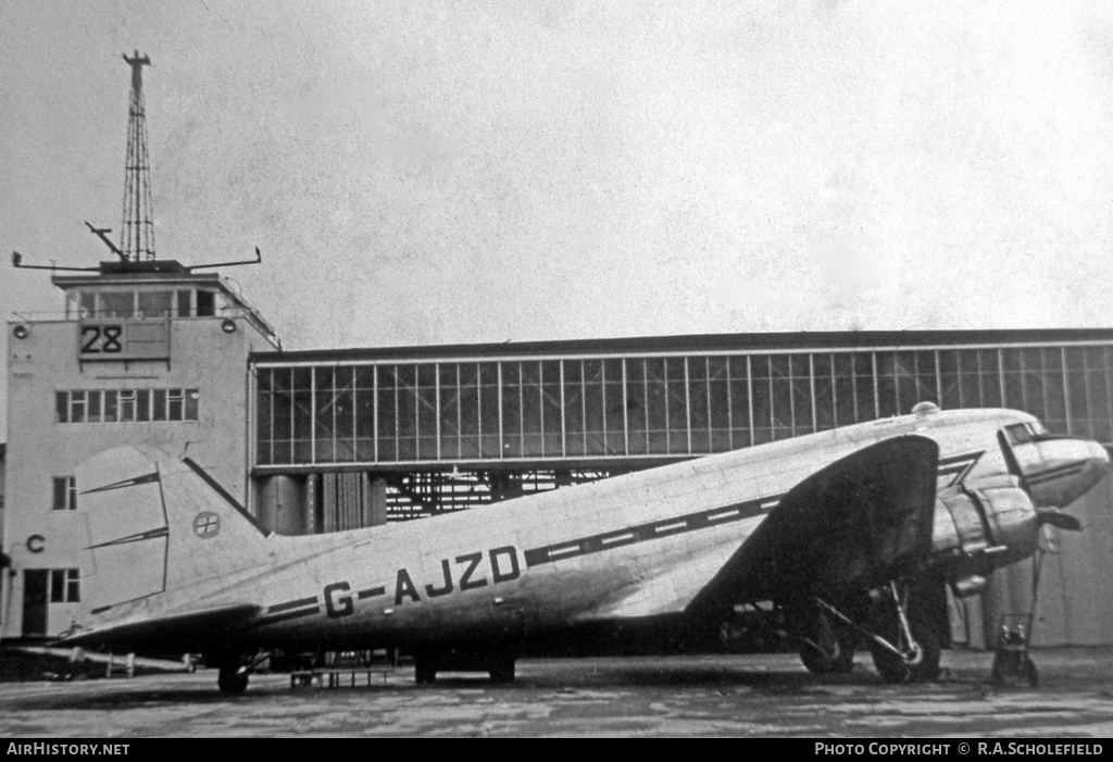 Aircraft Photo of G-AJZD | Douglas C-47A Dakota Mk.3 | British Nederland Air Services | AirHistory.net #18391
