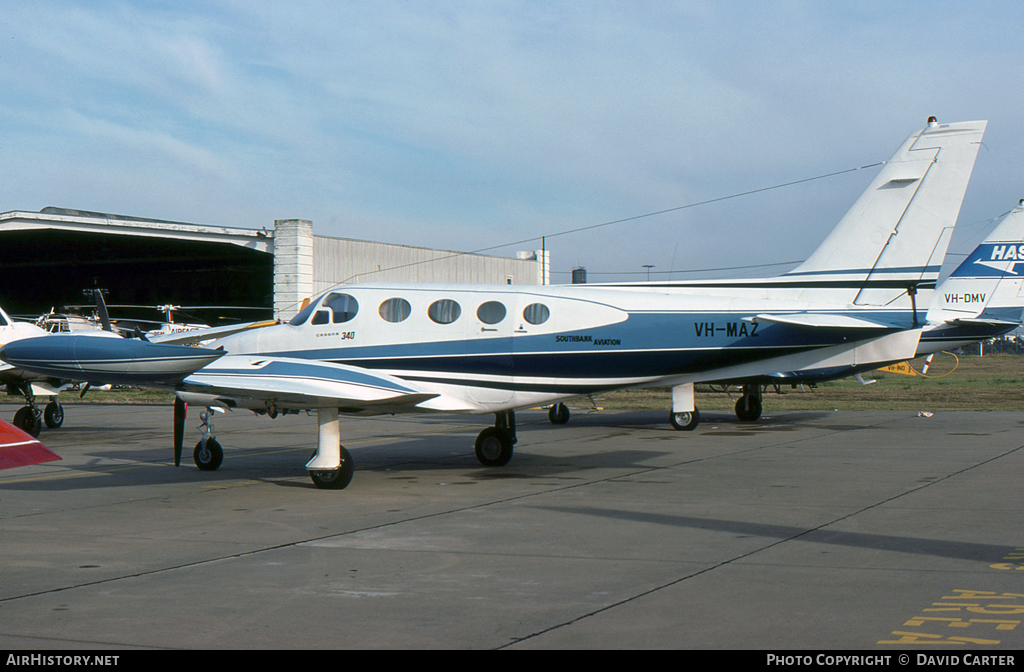 Aircraft Photo of VH-MAZ | Cessna 340 | Southbank Aviation | AirHistory.net #18398