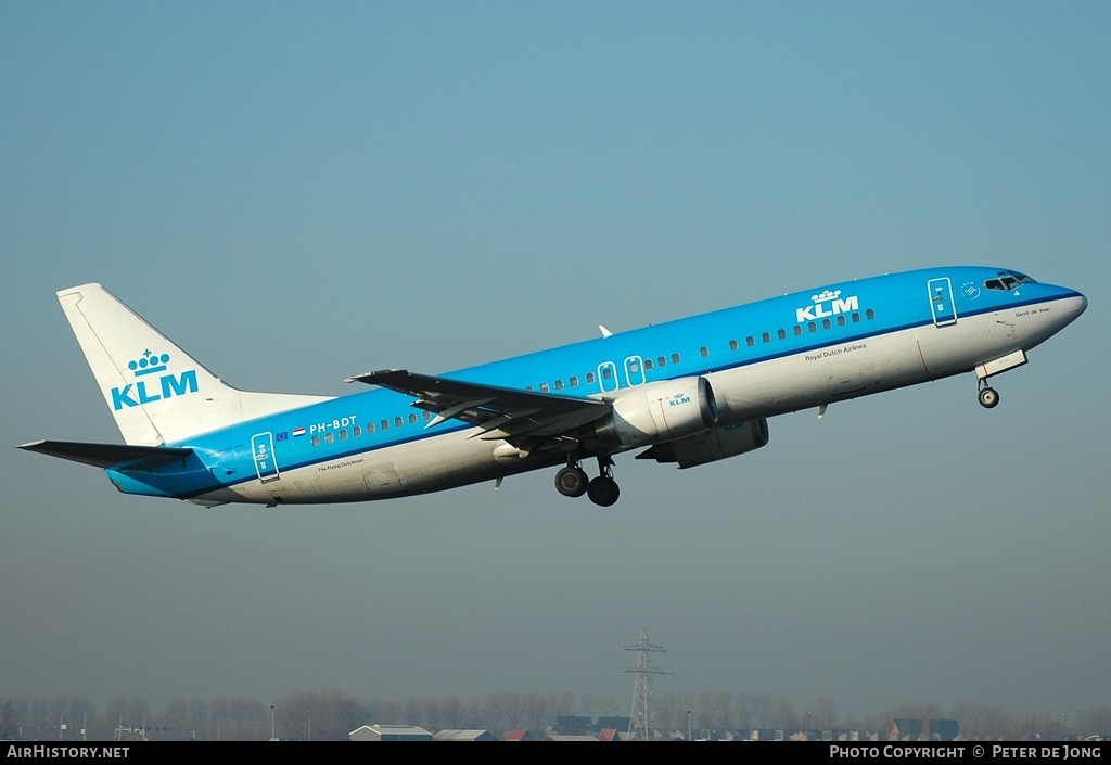 Aircraft Photo of PH-BDT | Boeing 737-406 | KLM - Royal Dutch Airlines | AirHistory.net #18422