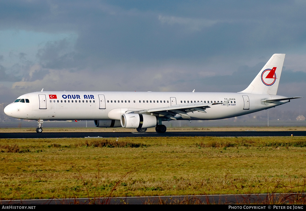 Aircraft Photo of TC-OAN | Airbus A321-231 | Onur Air | AirHistory.net #18424