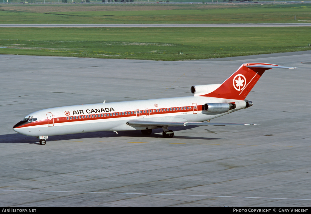 Aircraft Photo of C-GAAC | Boeing 727-233/Adv | Air Canada | AirHistory.net #18452
