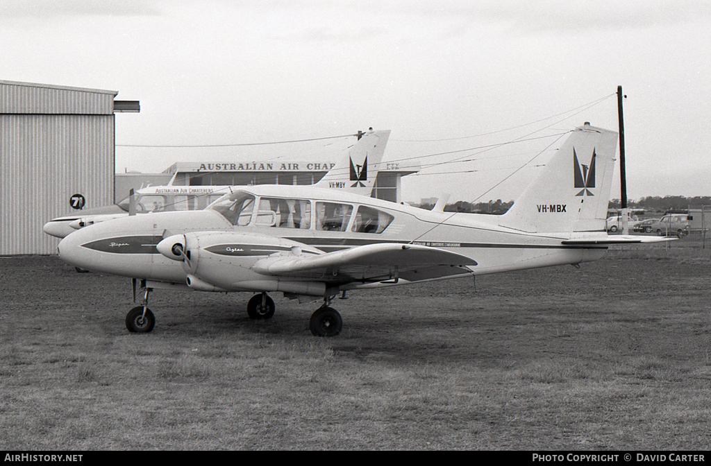Aircraft Photo of VH-MBX | Piper PA-23-250 Aztec B | Australian Air Charterers | AirHistory.net #18459