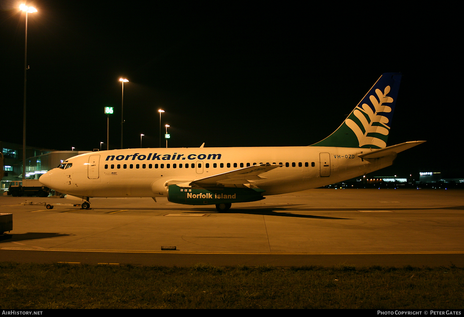 Aircraft Photo of VH-OZD | Boeing 737-229/Adv | Norfolk Air | AirHistory.net #18490