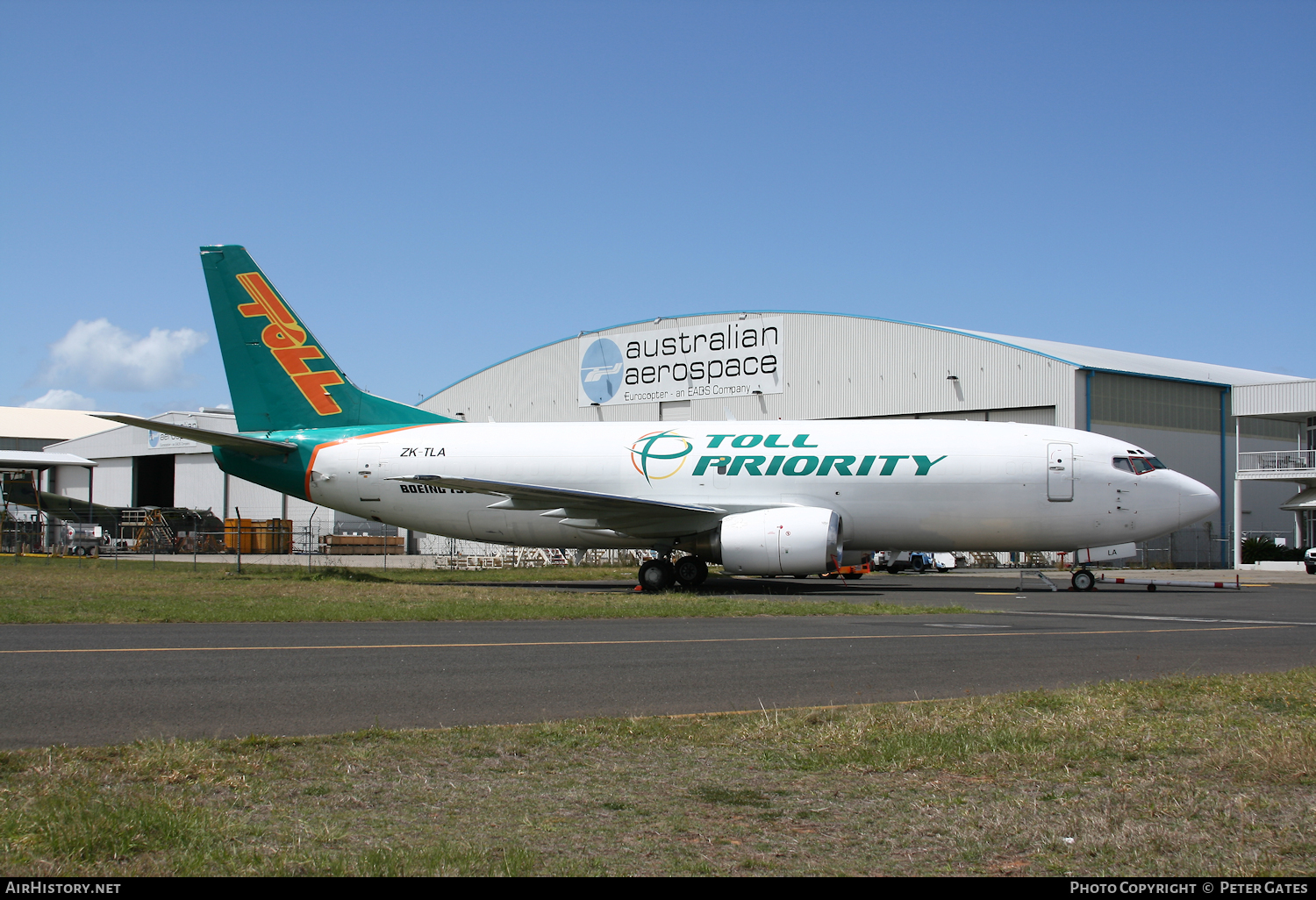 Aircraft Photo of ZK-TLA | Boeing 737-3B7 | Toll Priority | AirHistory.net #18494