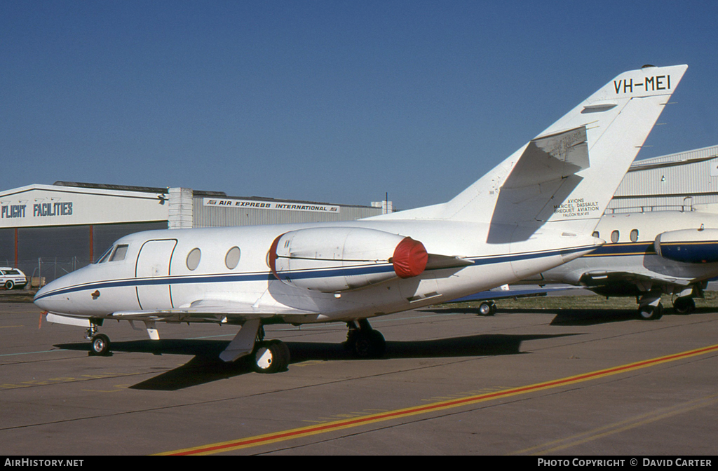 Aircraft Photo of VH-MEI | Dassault Falcon 10 | AirHistory.net #18586