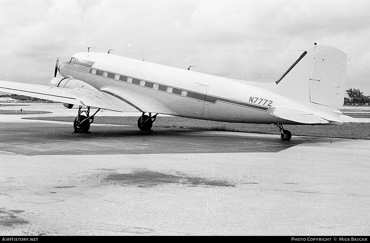 Aircraft Photo of N7772 | Douglas DC-3(A) | AirHistory.net #18595