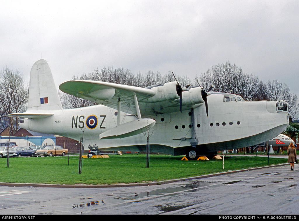 Aircraft Photo of ML824 | Short S.25 Sunderland 5 | UK - Air Force | AirHistory.net #18611