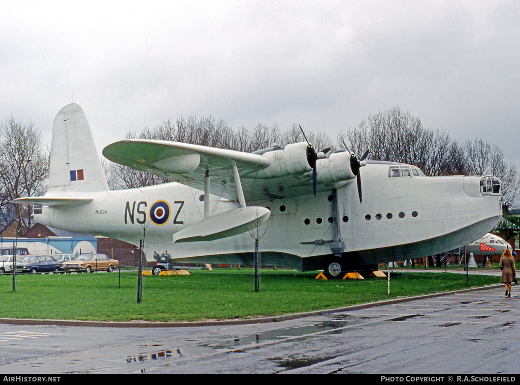 Aircraft Photo of ML824 | Short S-25 Sunderland 5 | UK - Air Force | AirHistory.net #18611