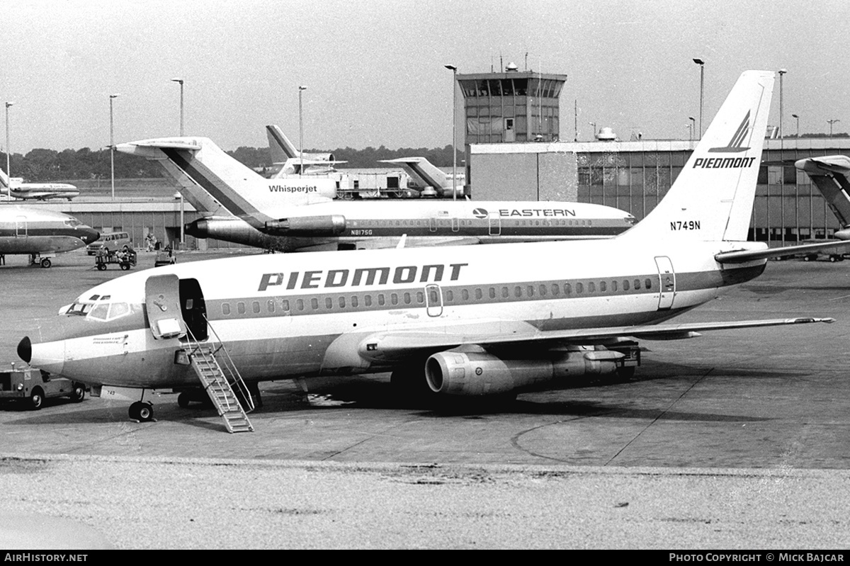 Aircraft Photo of N749N | Boeing 737-222 | Piedmont Airlines | AirHistory.net #18640