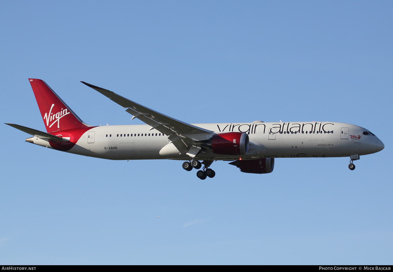 Aircraft Photo of G-VAHH | Boeing 787-9 Dreamliner | Virgin Atlantic Airways | AirHistory.net #18652