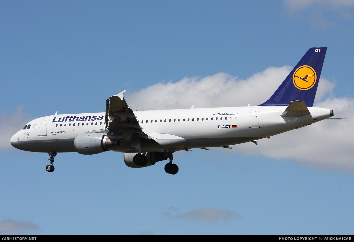 Aircraft Photo of D-AIQT | Airbus A320-211 | Lufthansa | AirHistory.net #18665