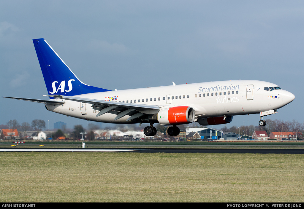 Aircraft Photo of SE-RES | Boeing 737-7BX | Scandinavian Airlines - SAS | AirHistory.net #18671