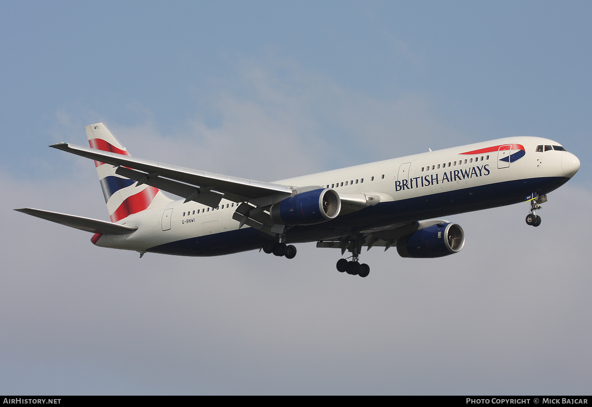 Aircraft Photo of G-BNWI | Boeing 767-336/ER | British Airways | AirHistory.net #18696