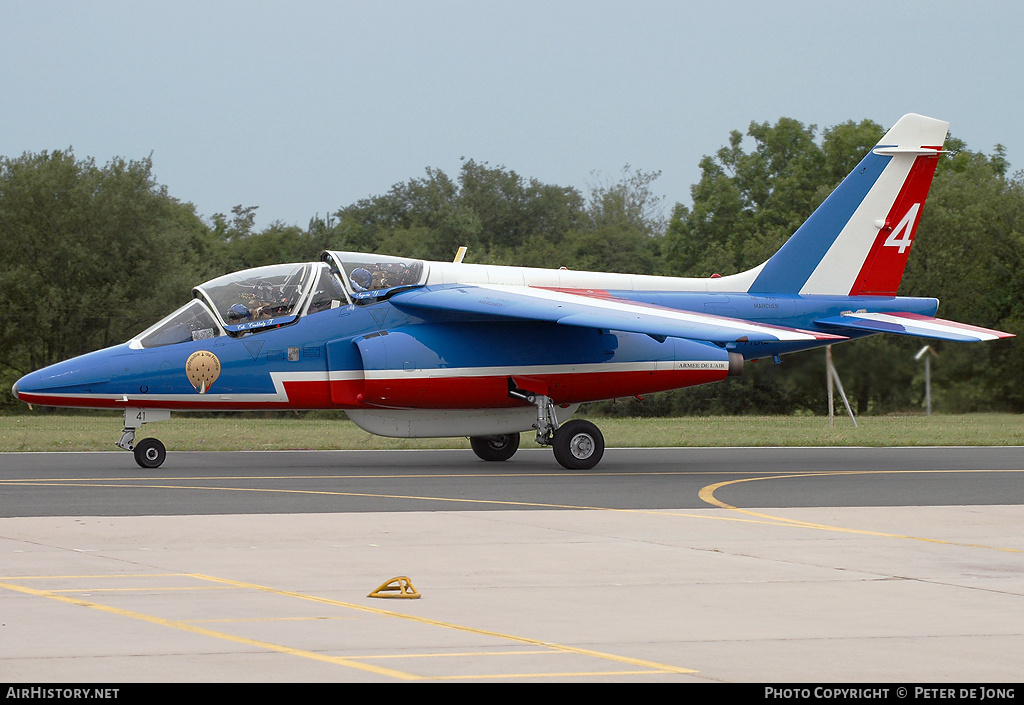 Aircraft Photo of E41 | Dassault-Dornier Alpha Jet E | France - Air Force | AirHistory.net #18705