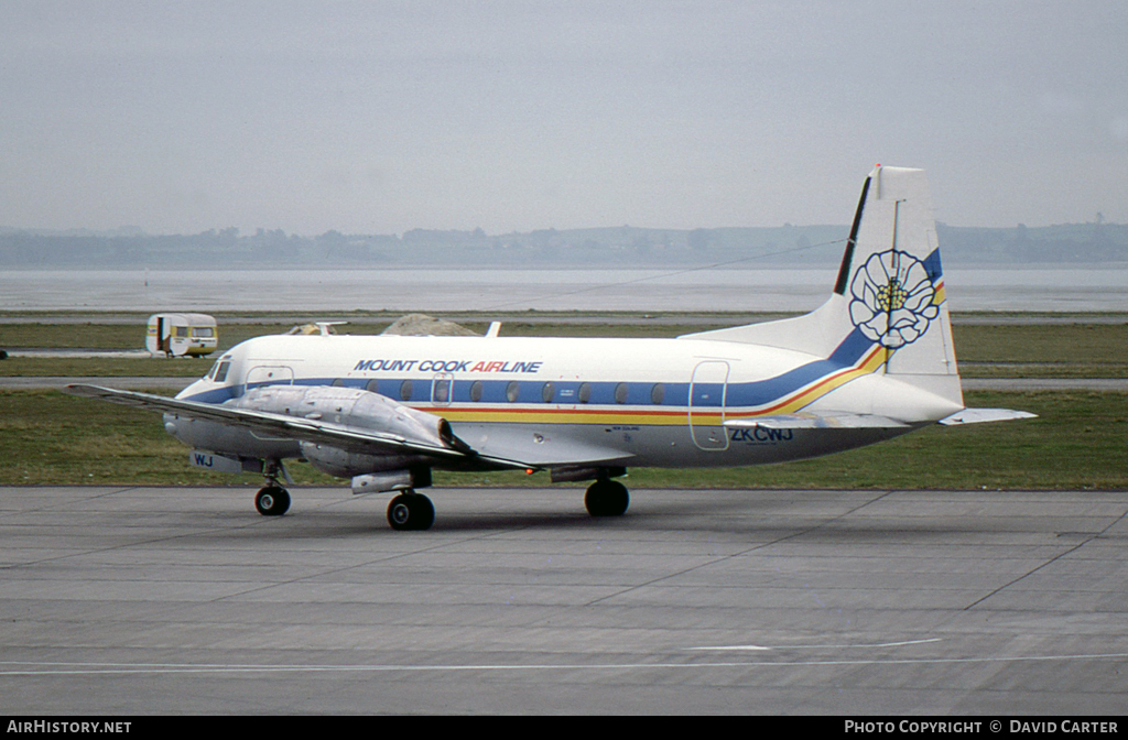 Aircraft Photo of ZK-CWJ | Hawker Siddeley HS-748 Srs2/242 | Mount Cook Airline | AirHistory.net #18739