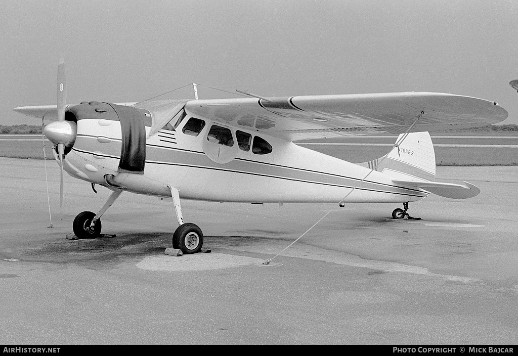 Aircraft Photo of N195ES | Cessna 195A | AirHistory.net #18743