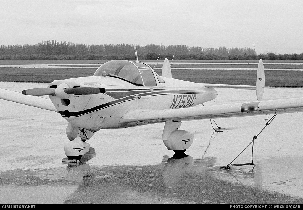 Aircraft Photo of N7531C | Forney F-1 Aircoupe | AirHistory.net #18744