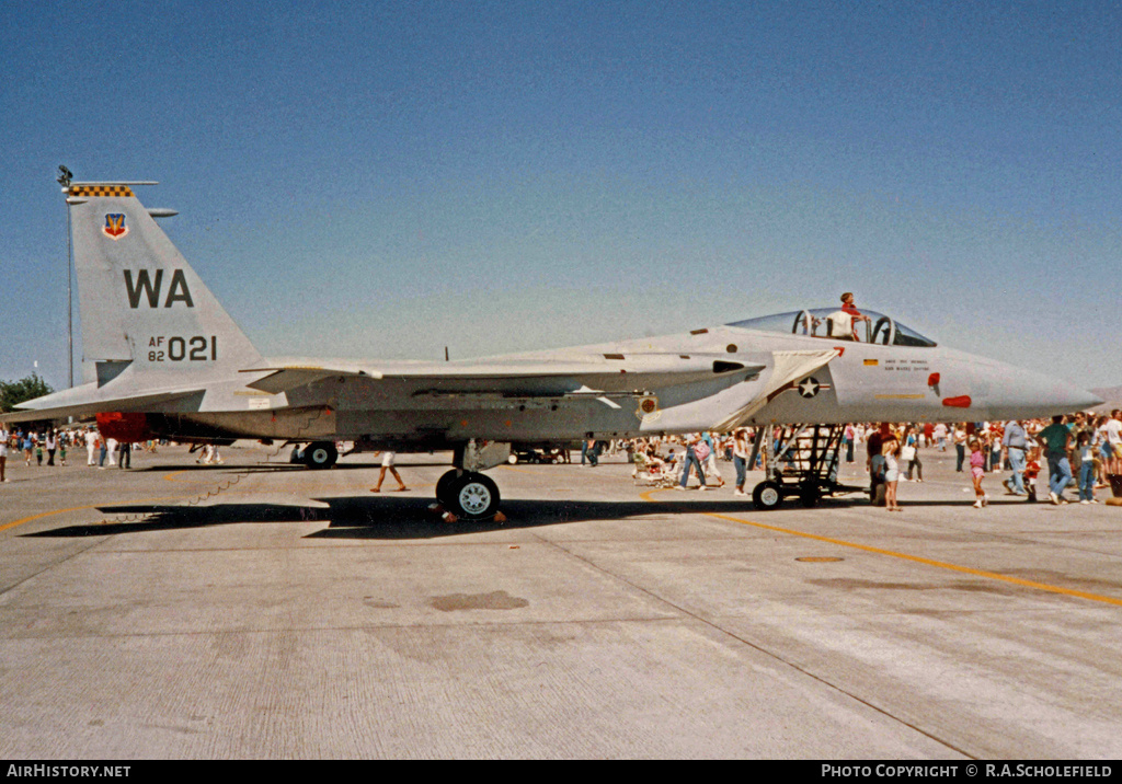 Aircraft Photo of 82-0021 / AF82-021 | McDonnell Douglas F-15C Eagle | USA - Air Force | AirHistory.net #18767