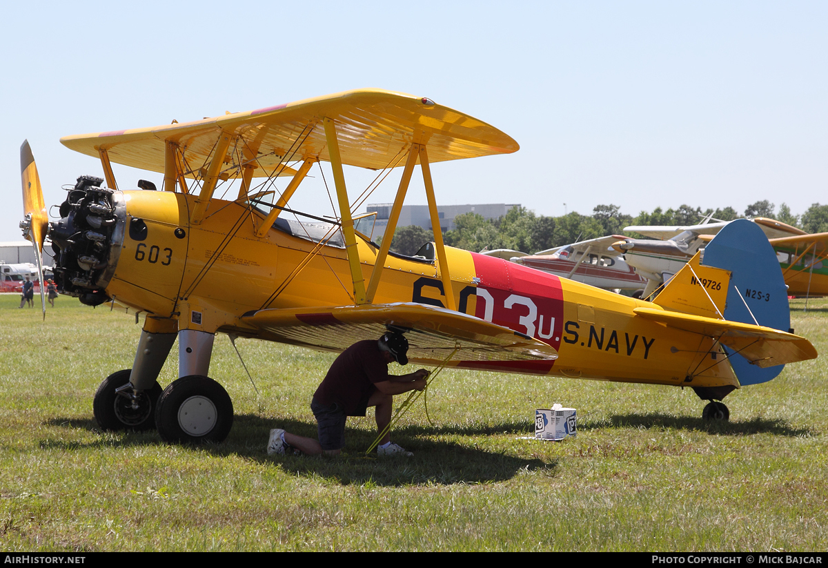 Aircraft Photo of N49726 | Boeing N2S-3 Kaydet (B75N1) | USA - Navy | AirHistory.net #18798