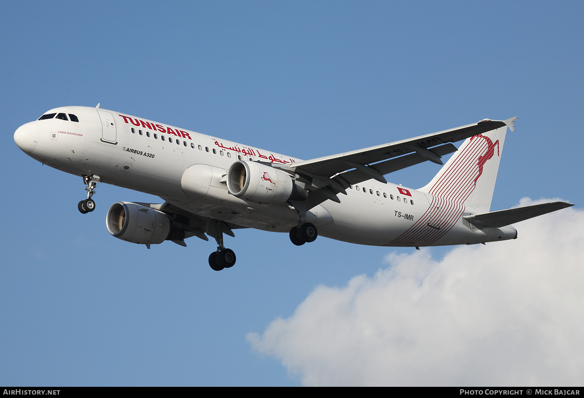Aircraft Photo of TS-IMR | Airbus A320-214 | Tunisair | AirHistory.net #18806