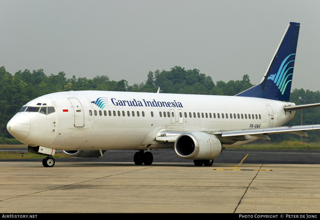 Aircraft Photo of PK-GWV | Boeing 737-4Y0 | Garuda Indonesia | AirHistory.net #18807