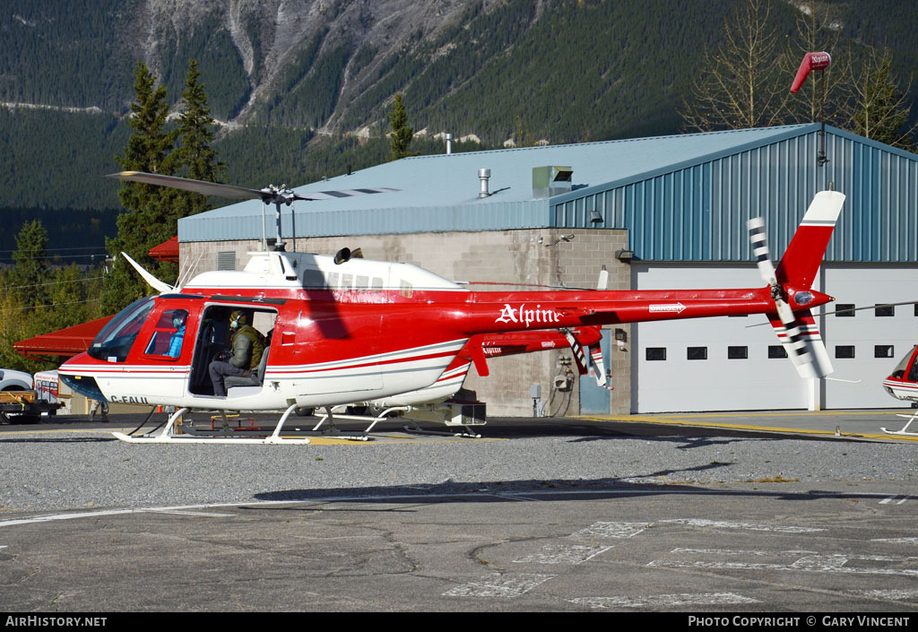 Aircraft Photo of C-FALU | Bell 206B JetRanger II | Alpine Helicopters | AirHistory.net #18813