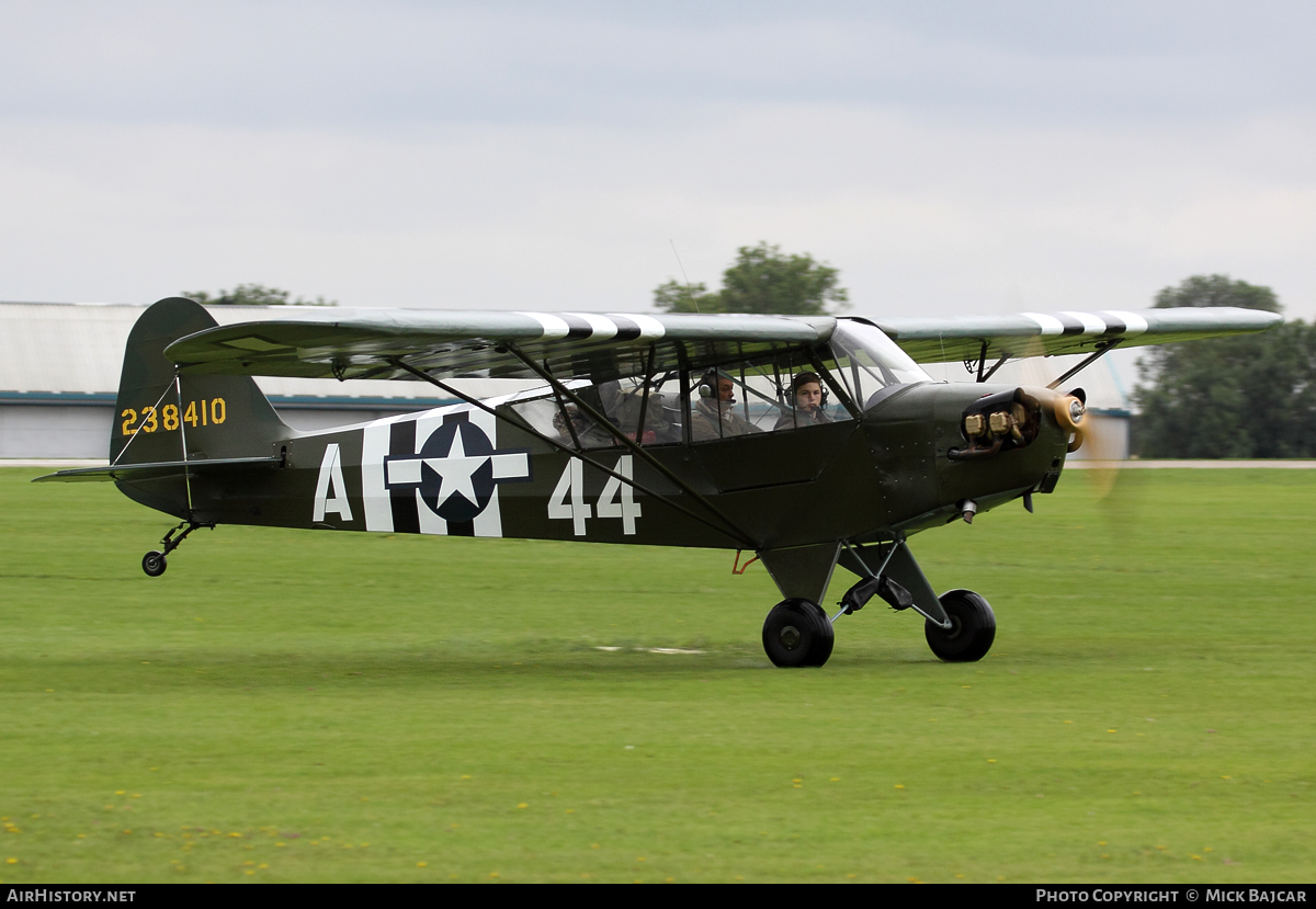 Aircraft Photo of G-BHPK / 238410 | Piper J-3C-65 Cub | USA - Air Force | AirHistory.net #18820