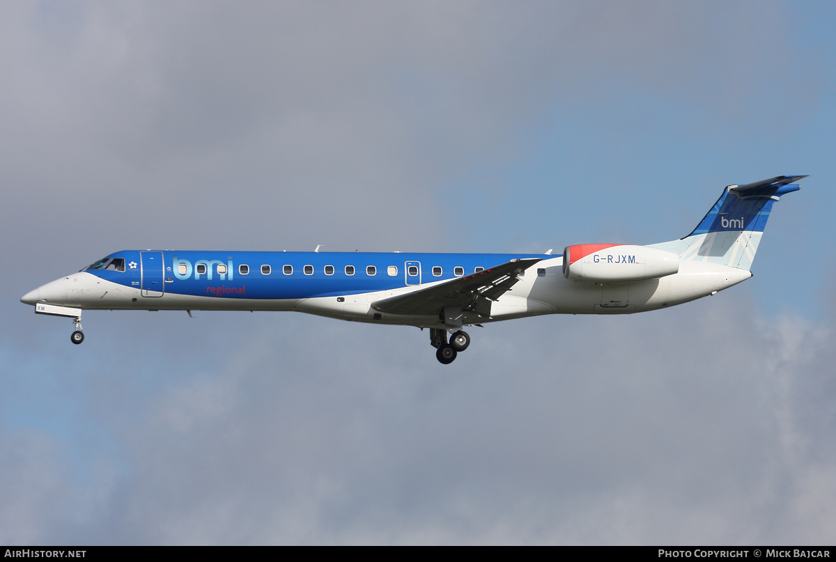 Aircraft Photo of G-RJXM | Embraer ERJ-145MP (EMB-145MP) | BMI Regional | AirHistory.net #18832