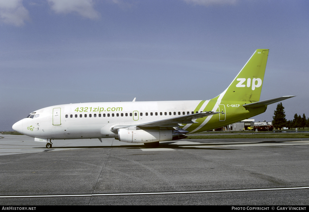 Aircraft Photo of C-GKCP | Boeing 737-217/Adv | Zip Air | AirHistory.net #18842