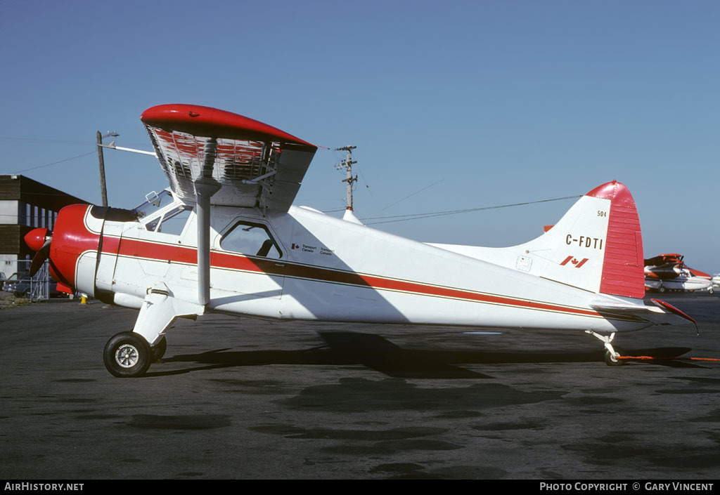 Aircraft Photo of C-FDTI | De Havilland Canada DHC-2 Beaver Mk1 | Department of Transport | AirHistory.net #18849