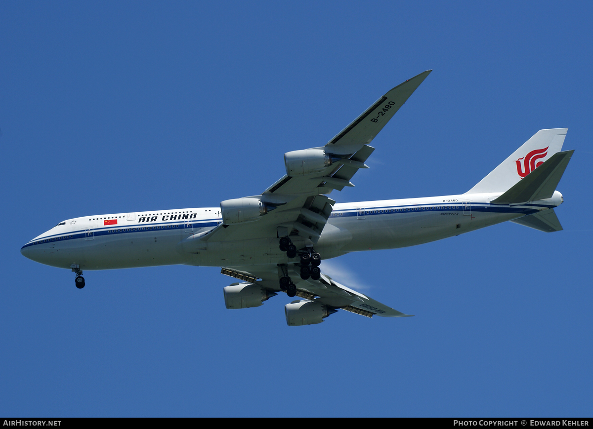 Aircraft Photo of B-2480 | Boeing 747-89L | Air China | AirHistory.net #18883