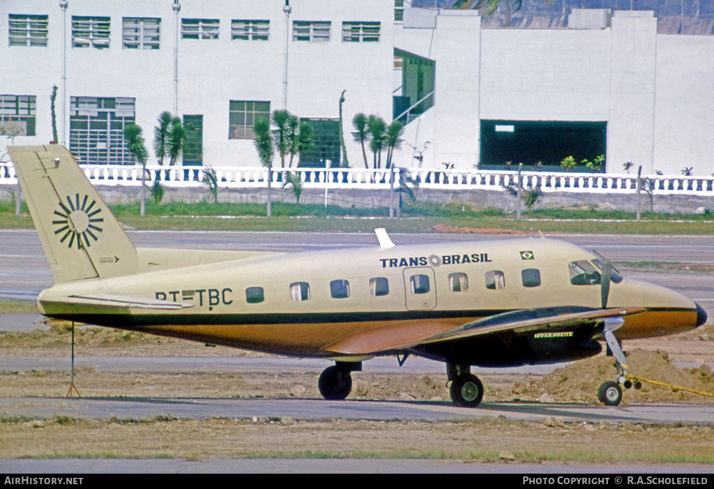 Aircraft Photo of PT-TBC | Embraer EMB-110C Bandeirante | TransBrasil | AirHistory.net #18890