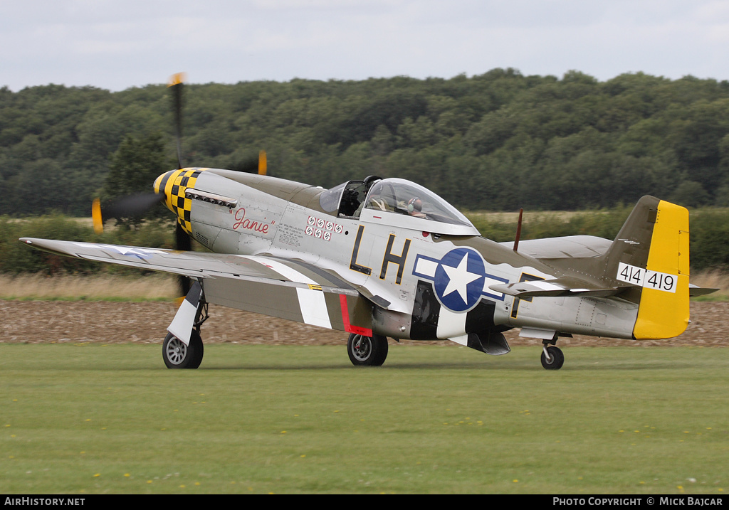 Aircraft Photo of G-MSTG / 414419 | North American P-51D Mustang | USA - Air Force | AirHistory.net #18920