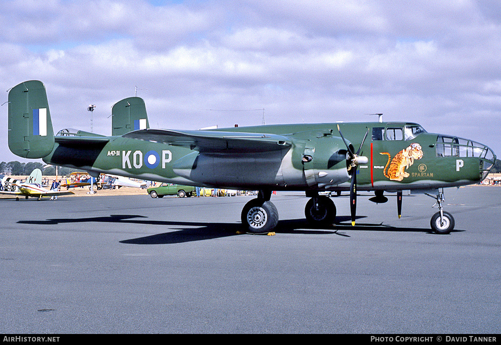 Aircraft Photo of N8196H / A47-31 | North American B-25J Mitchell | Australia - Air Force | AirHistory.net #18936