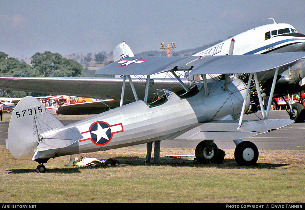 Aircraft Photo of VH-AGR / 57315 | Boeing N2S-3 Kaydet (B75N1) | USA - Air Force | AirHistory.net #18941