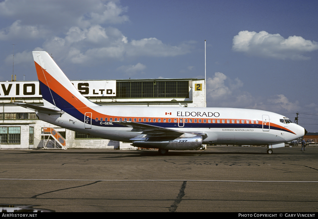 Aircraft Photo of C-GENL | Boeing 737-2S5C/Adv | Eldorado Aviation | AirHistory.net #18951