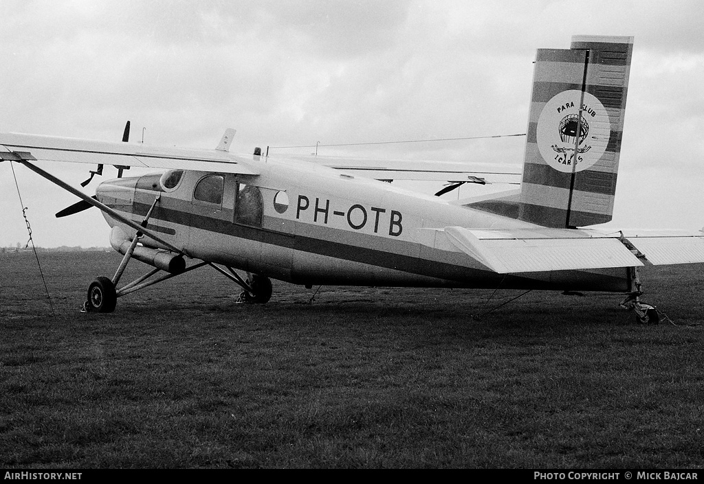 Aircraft Photo of PH-OTB | Pilatus PC-6/340-H2 Porter | Paraclub Icarus | AirHistory.net #18956