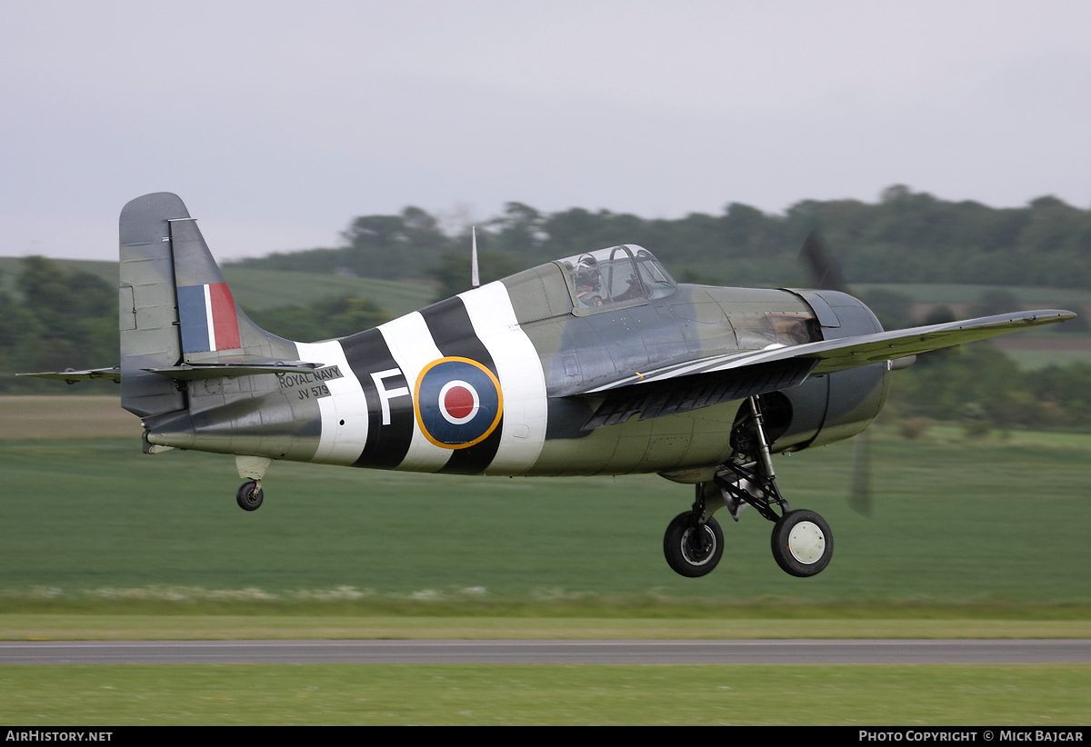 Aircraft Photo of G-RUMW / JV579 | Grumman FM-2 Wildcat | UK - Navy | AirHistory.net #18977