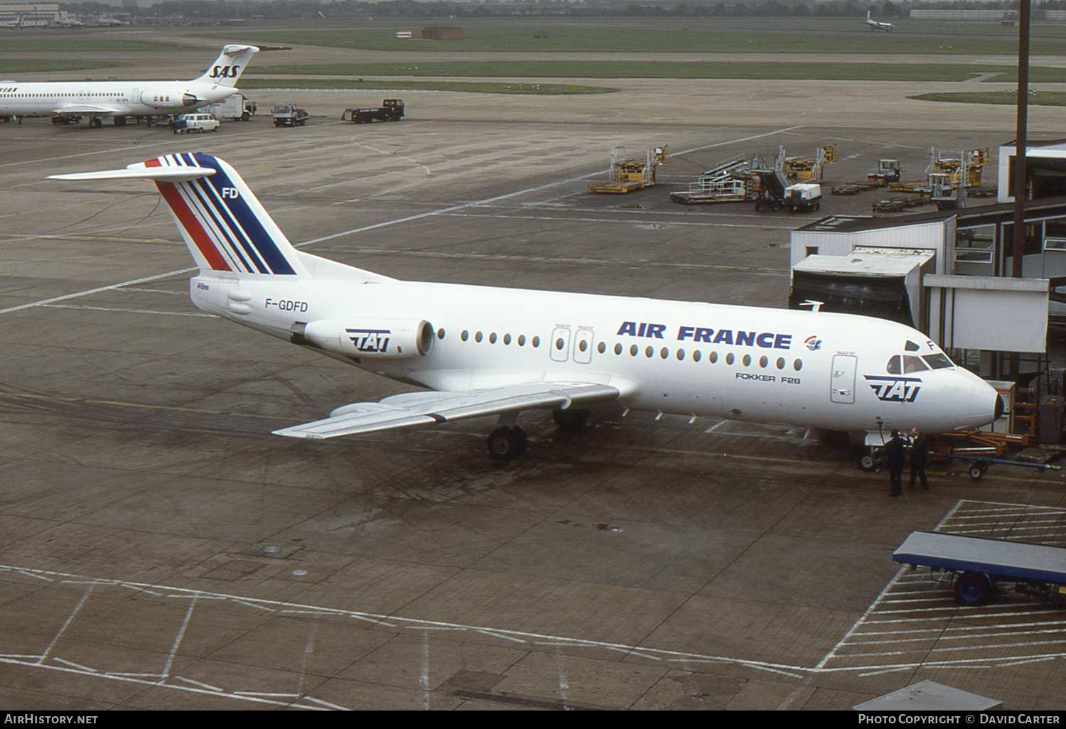 Aircraft Photo of F-GDFD | Fokker F28-4000 Fellowship | Air France | AirHistory.net #18980