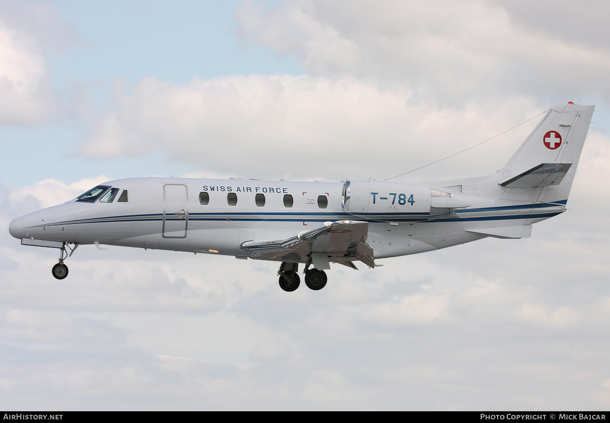 Aircraft Photo of T-784 | Cessna 560XL Citation Excel | Switzerland - Air Force | AirHistory.net #18992