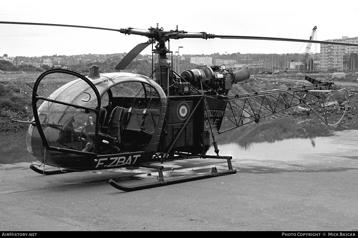 Aircraft Photo of F-ZBAT | Sud SA-318C Alouette II | Protection Civile | AirHistory.net #19033
