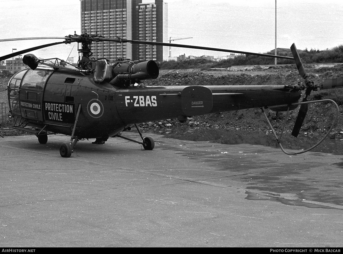 Aircraft Photo of F-ZBAS | Sud SE-3160 Alouette III | Protection Civile | AirHistory.net #19035