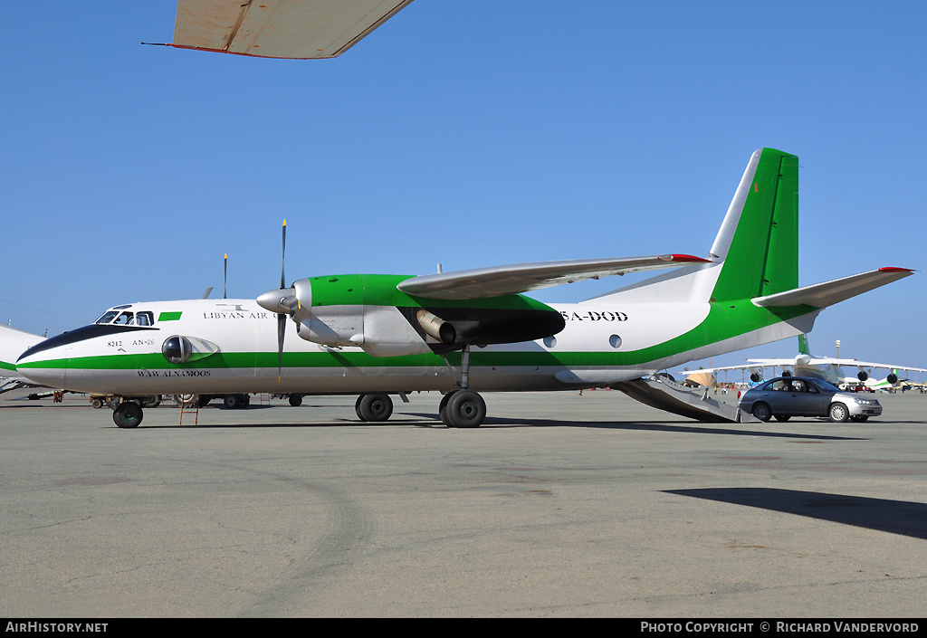 Aircraft Photo of 5A-DOD | Antonov An-26 | Libyan Air Cargo | AirHistory.net #19037