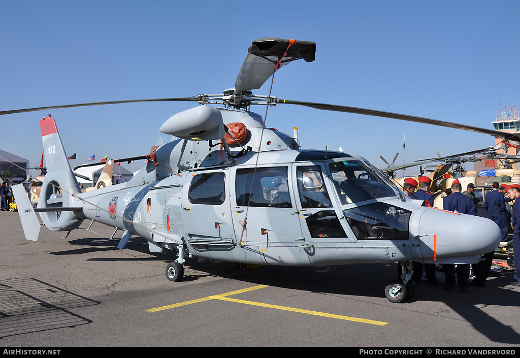 Aircraft Photo of 112 | Eurocopter AS-565MB Panther | Morocco - Navy | AirHistory.net #19041
