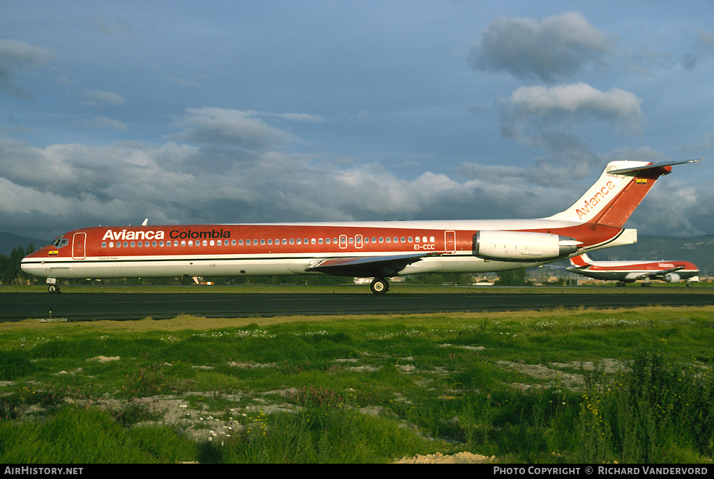 Aircraft Photo of EI-CCC | McDonnell Douglas MD-83 (DC-9-83) | Avianca | AirHistory.net #19051