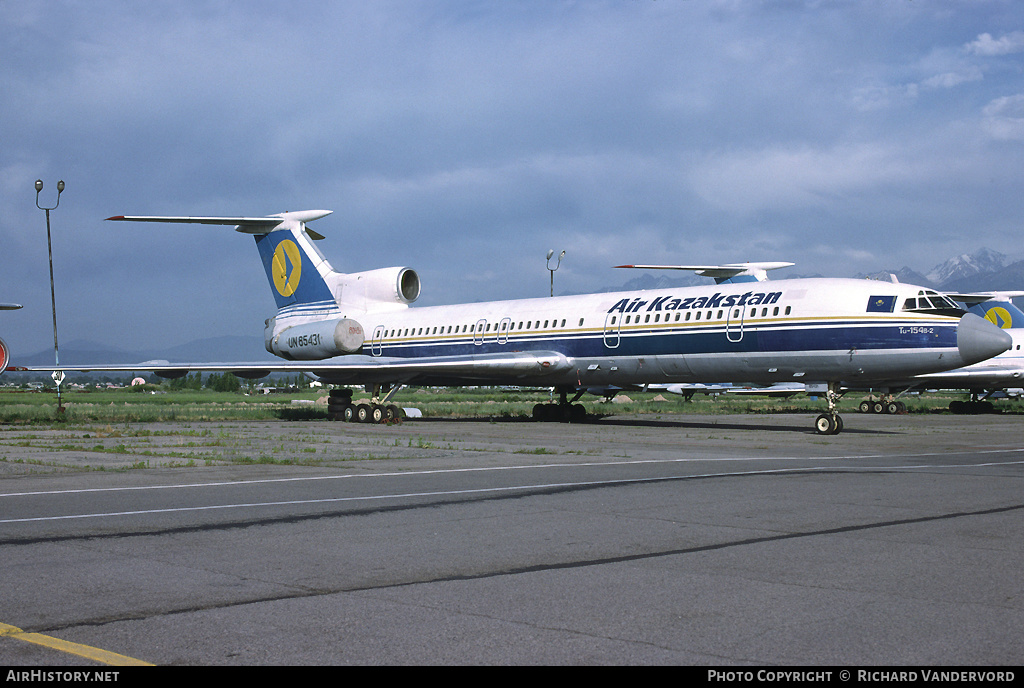 Aircraft Photo of UN-85431 | Tupolev Tu-154B-2 | Air Kazakstan | AirHistory.net #19092