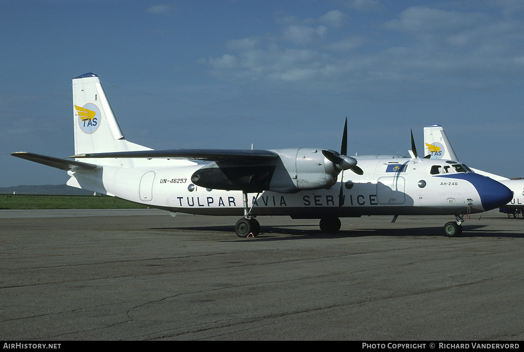 Aircraft Photo of UN-46253 | Antonov An-24B | Tulpar Avia Service | AirHistory.net #19094