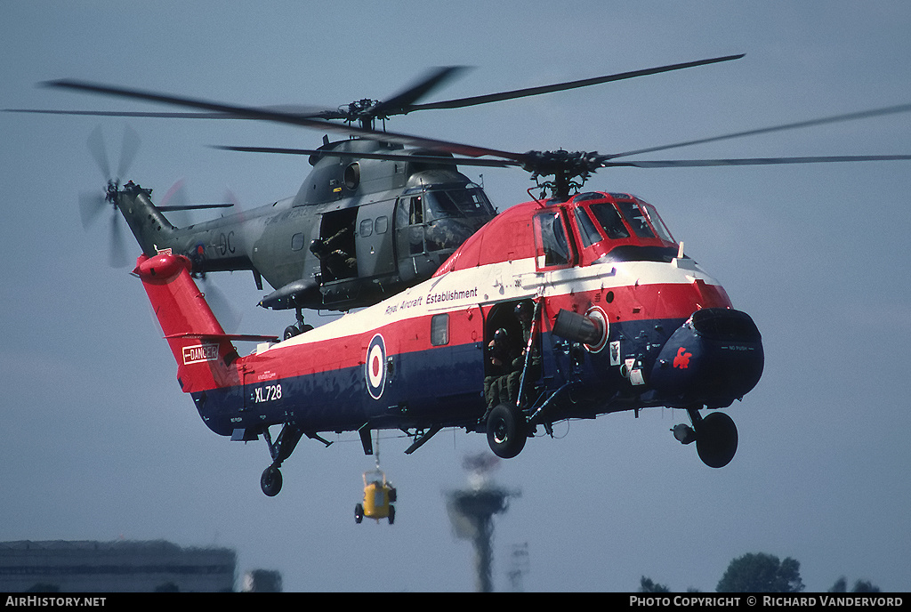 Aircraft Photo of XL728 | Westland WS-58 Wessex HU.5 | UK - Air Force | AirHistory.net #19103
