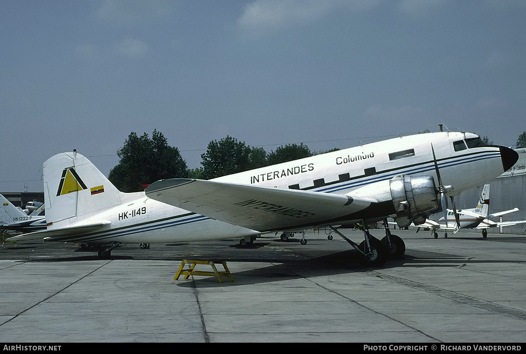 Aircraft Photo of HK-1149 | Douglas SC-47J Skytrain | Interandes Colombia | AirHistory.net #19127